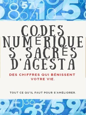 cover image of Codes Numériques Sacrés D'Agesta